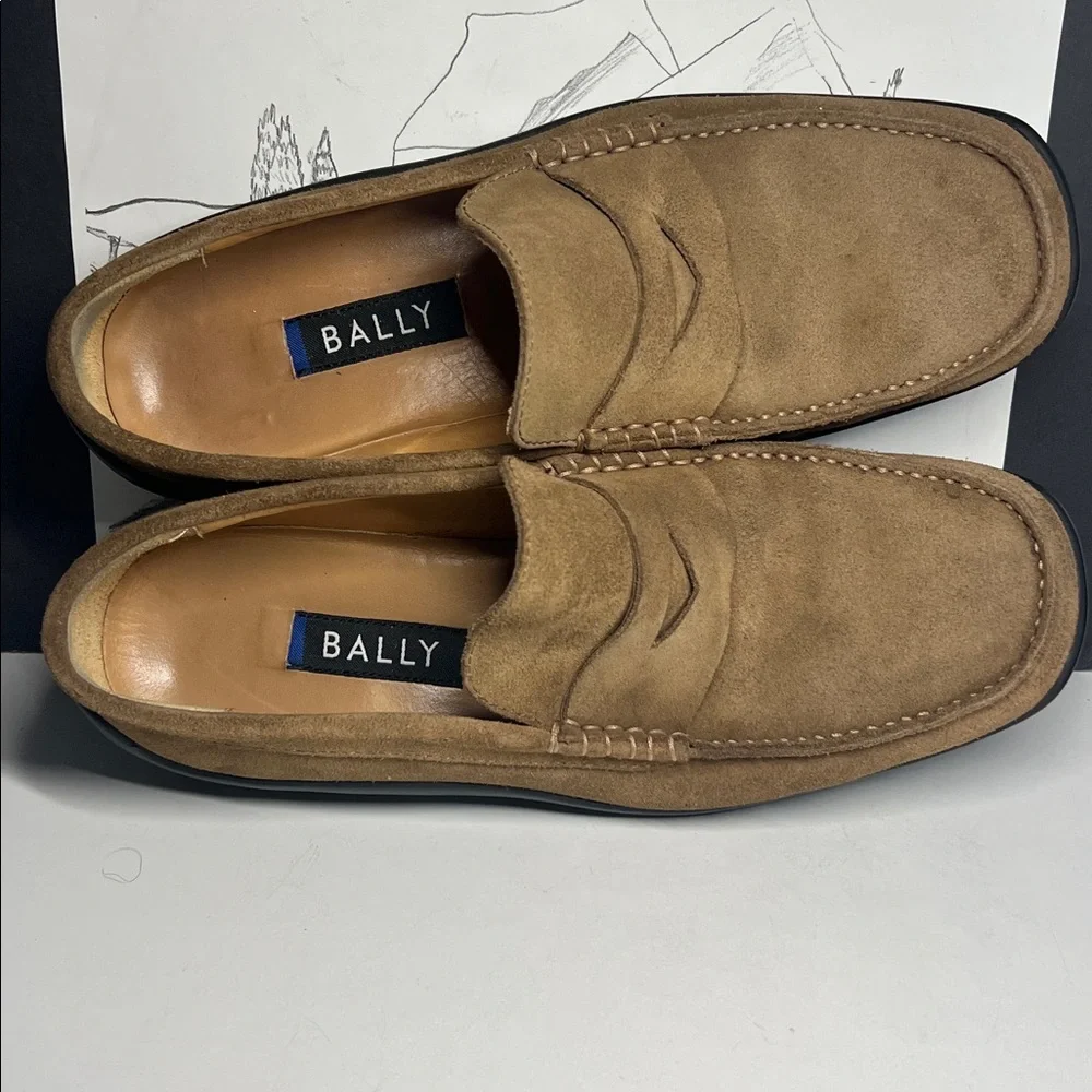 Bally Fisto Suede Men’s Leather Loafers Made in Italy Size 7.5 - Picture 16 of 16